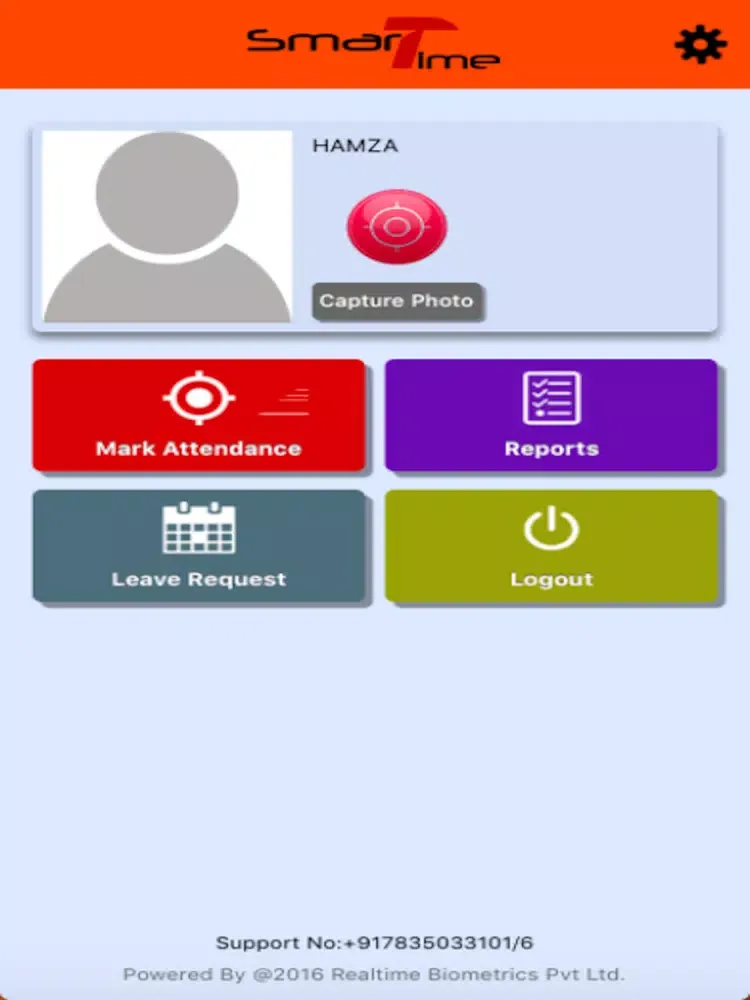 Tangkapan layar Smartime Cloud iPad 