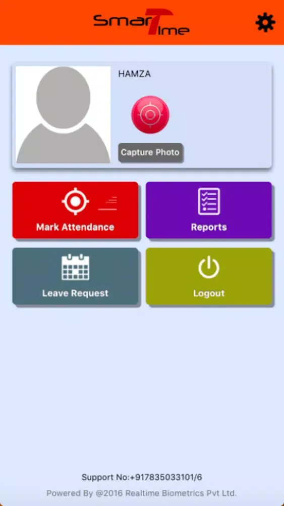 Tangkapan layar Smartime Cloud
