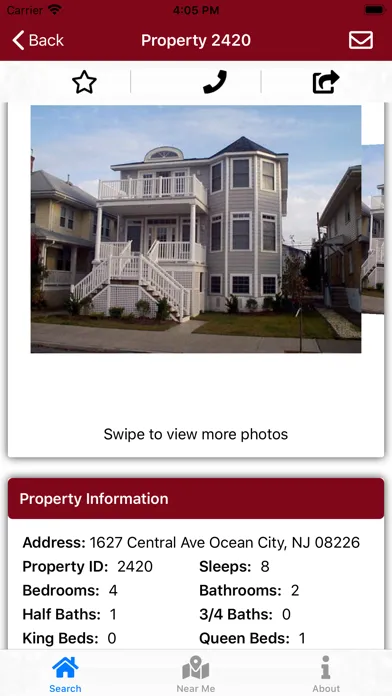 Captures d'écran de Ocean City Rentals Marr Agency