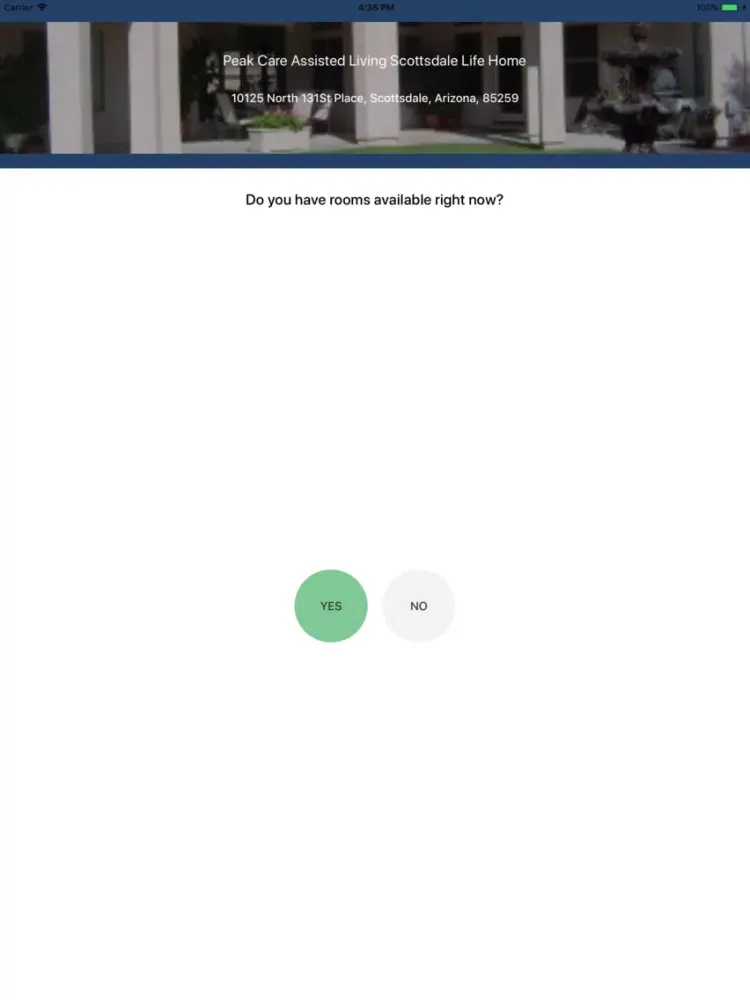 Realtime Senior Living Update iPad  Screenshots
