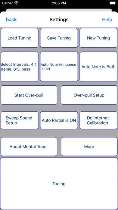 Tangkapan layar Montal Tuner