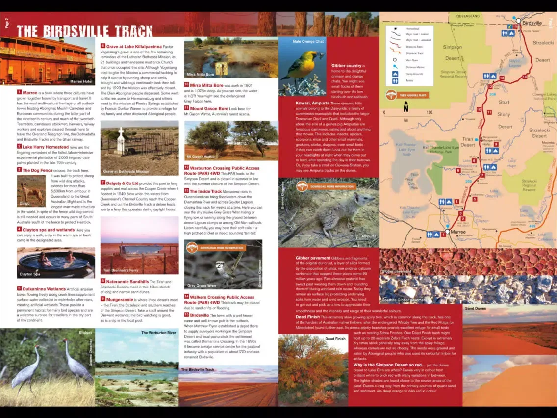 Birdsville & Strzelecki Outback Tracks Guide iPad  Ekran Görüntüleri