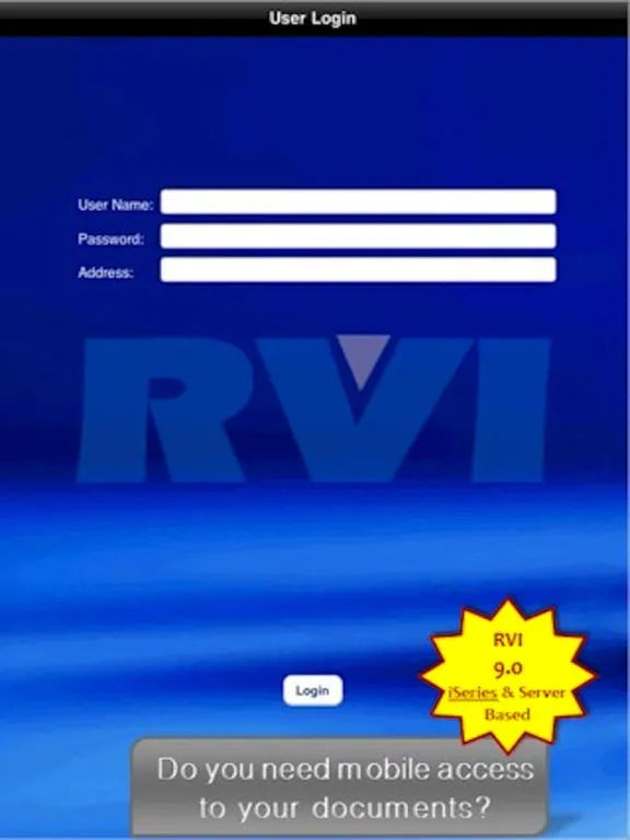 Real Vision Mobile Application iPad  스크린샷