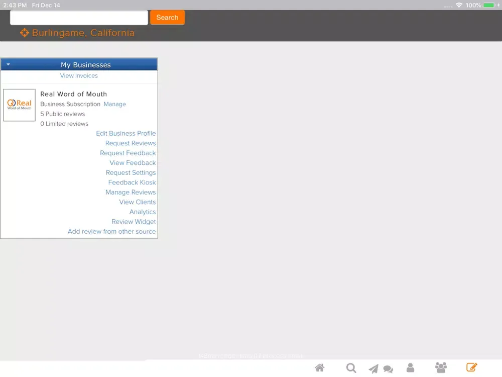 Screenshot di Real Word of Mouth iPad 
