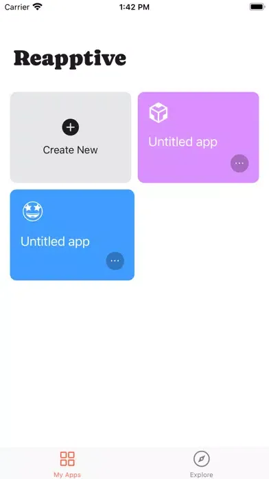 Скриншоты Reapptive - Create Mini Apps