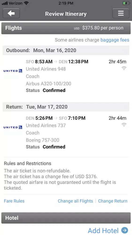 ภาพหน้าจอของ Direct Go