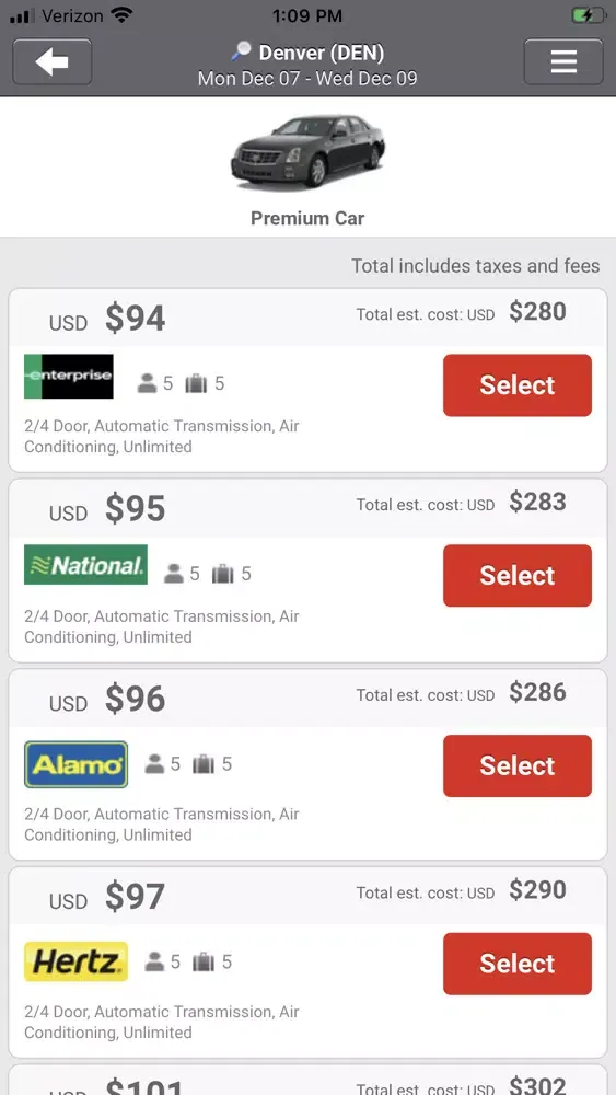 ภาพหน้าจอของ Direct Go