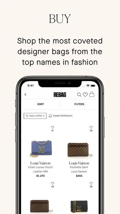 Screenshot di Rebag