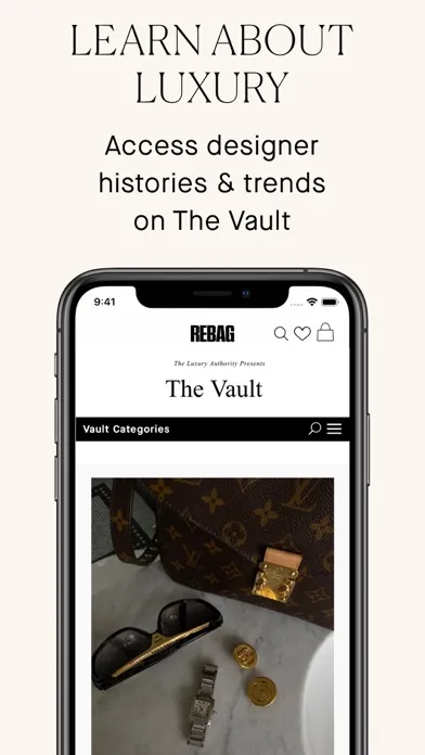 Screenshot di Rebag