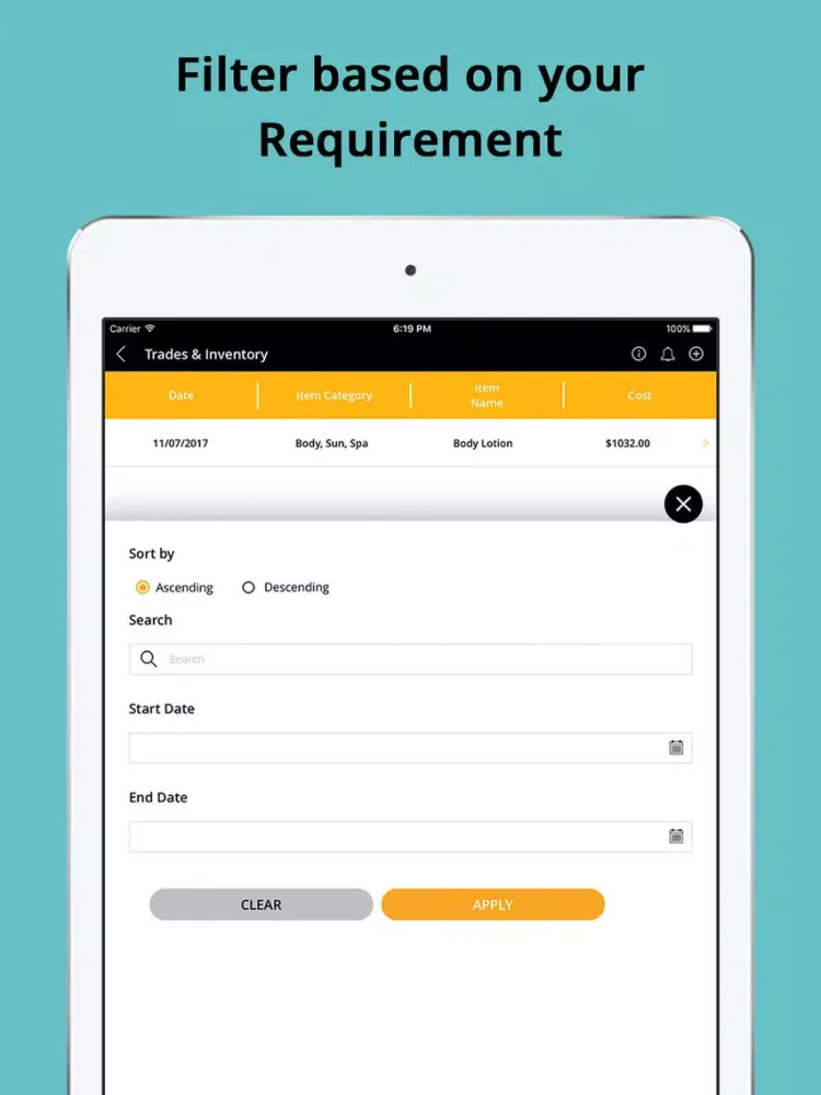 Tangkapan skrin Honeycomb Mobile iPad 