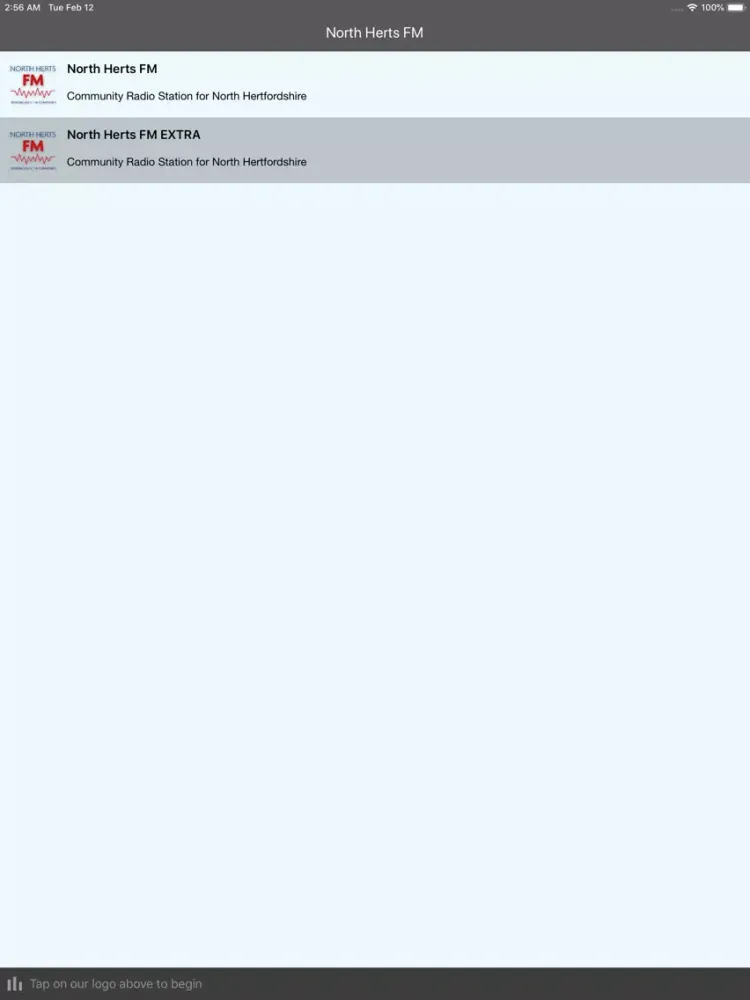 North Herts FM Player iPad  স্ক্রিনশট