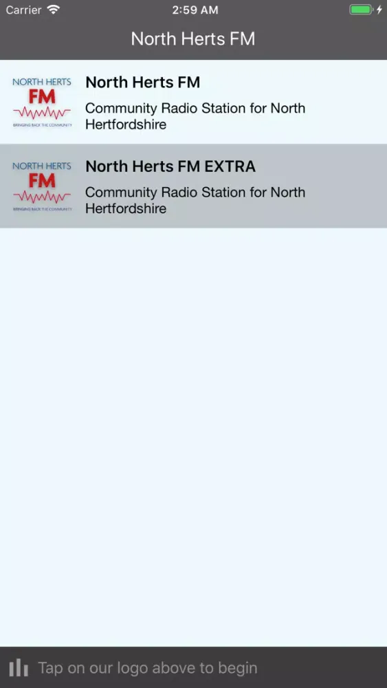 North Herts FM Player স্ক্রিনশট