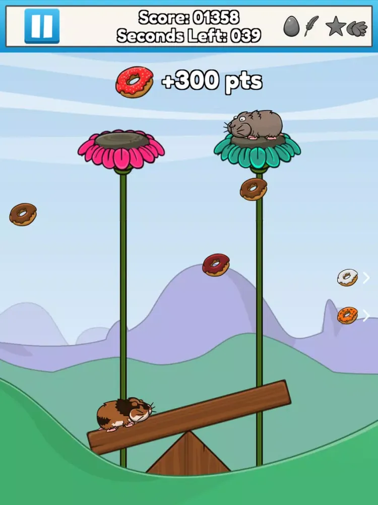 Teeter Totter Lemming Dropper iPad  স্ক্রিনশট