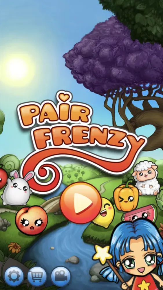 Tangkapan skrin Pair Frenzy - Kawaii Match Up