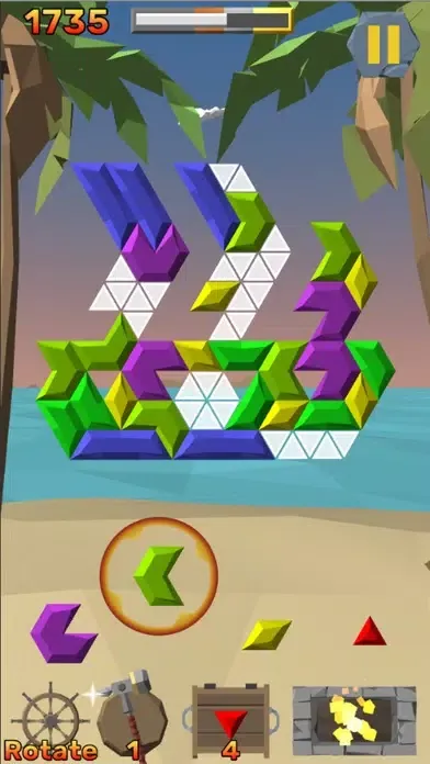 Tangkapan layar Puzzle Inlay Book of Shape