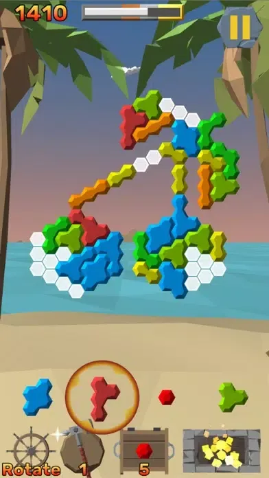 Tangkapan layar Puzzle Inlay Book of Shape