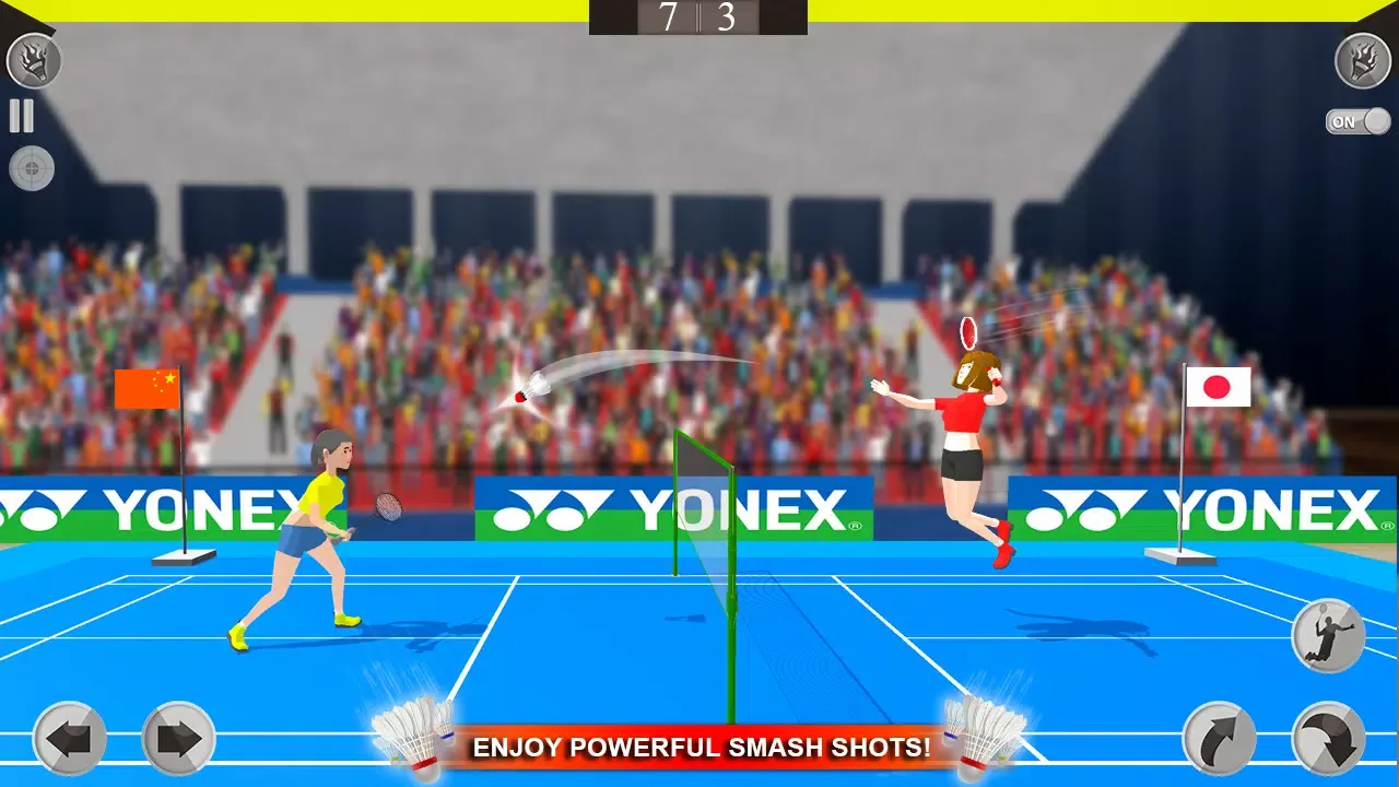Tangkapan skrin Badminton 3D: Sports Games