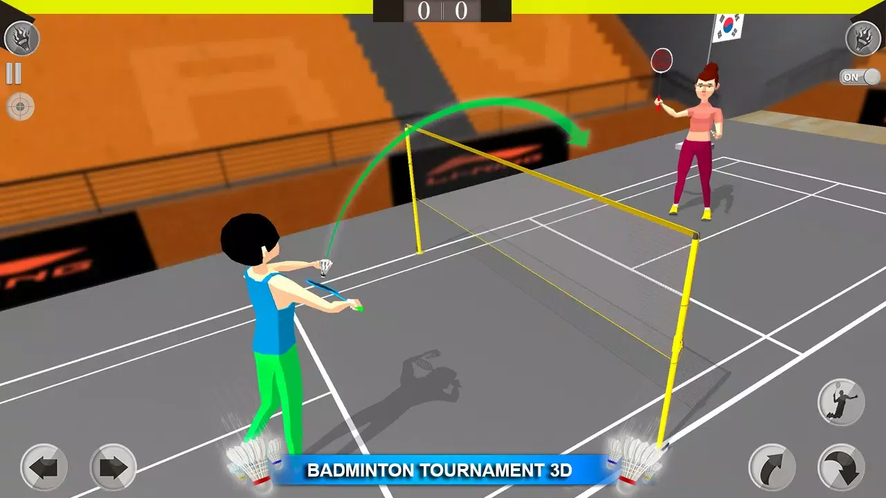 Tangkapan skrin Badminton 3D: Sports Games