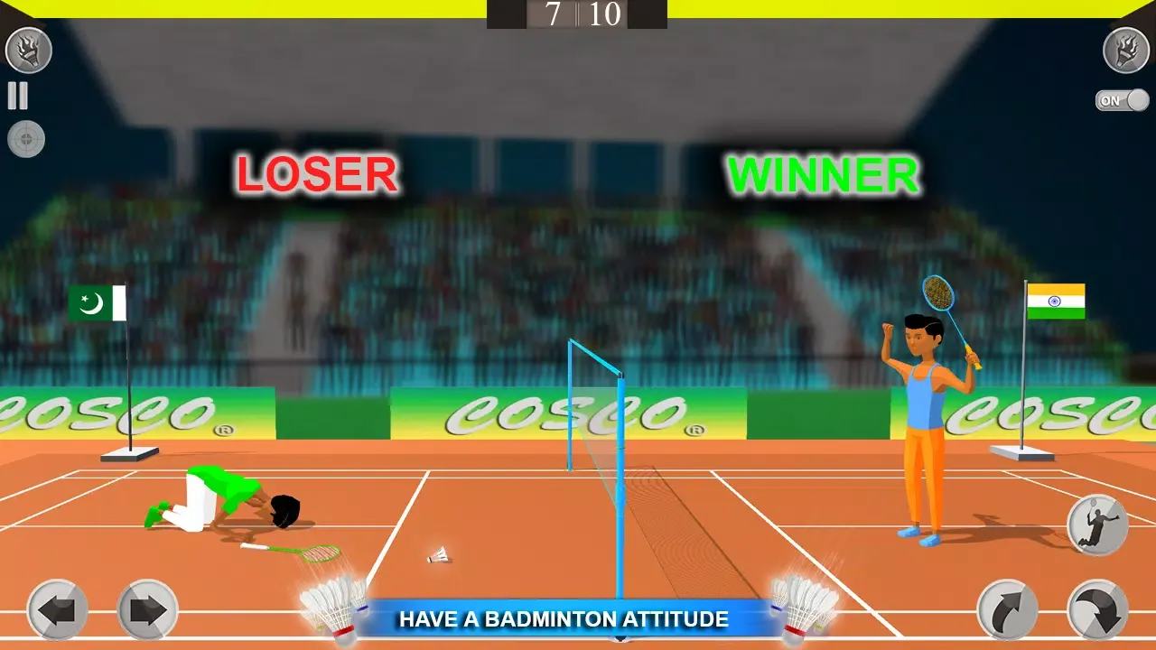 Tangkapan skrin Badminton 3D: Sports Games