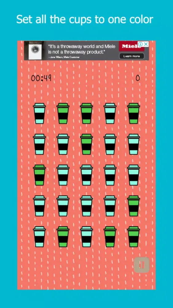 Colored Coffee Cups سکرین شاٹس