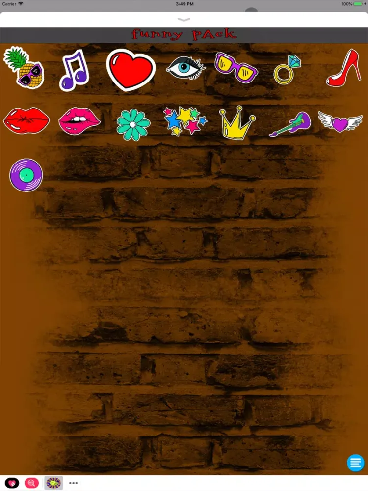Ảnh chụp màn hình của Funny Pack iPad 