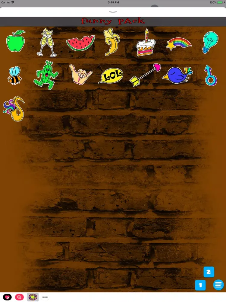 Ảnh chụp màn hình của Funny Pack iPad 