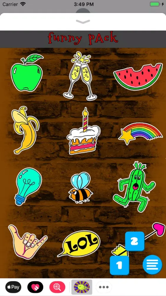 Ảnh chụp màn hình của Funny Pack