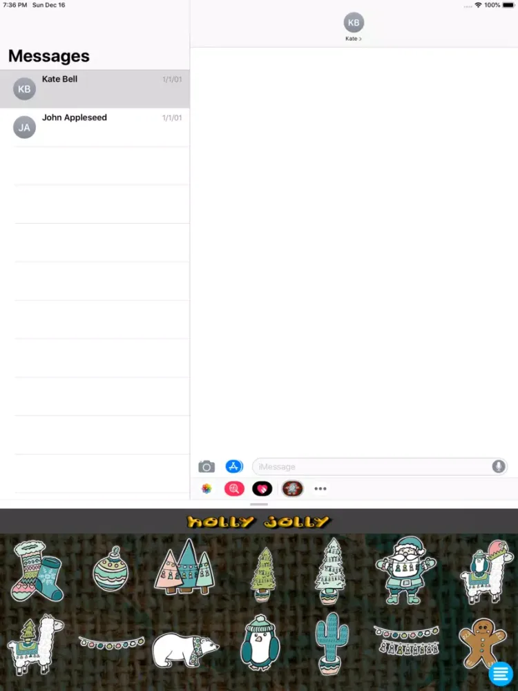 Zrzuty ekranu Holly Jolly iPad 