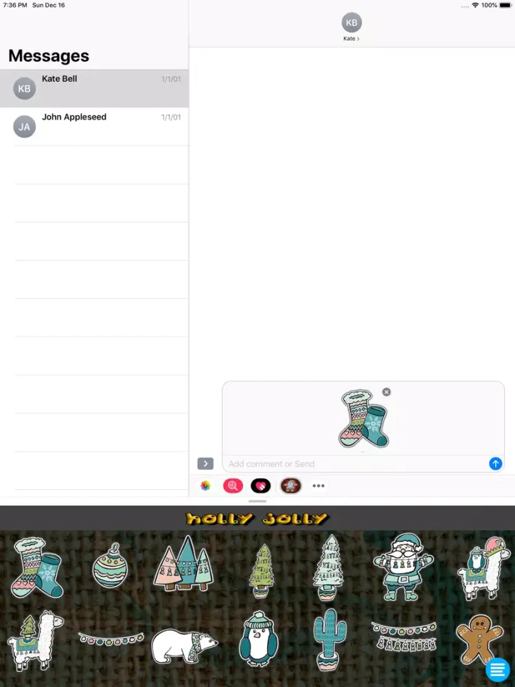 Zrzuty ekranu Holly Jolly iPad 