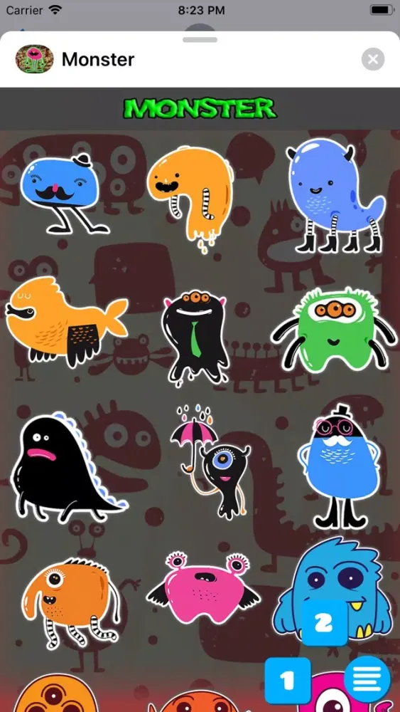 Screenshot di Monster Mess