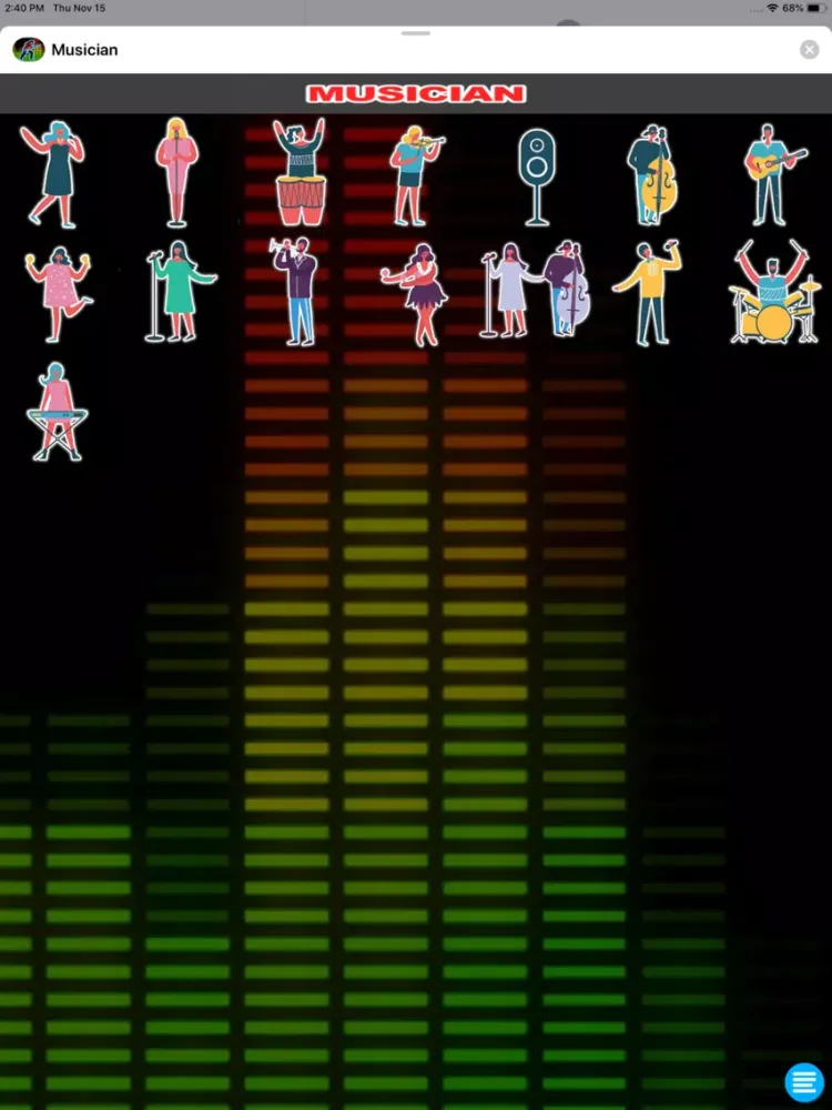 Musician Messenger iPad  স্ক্রিনশট