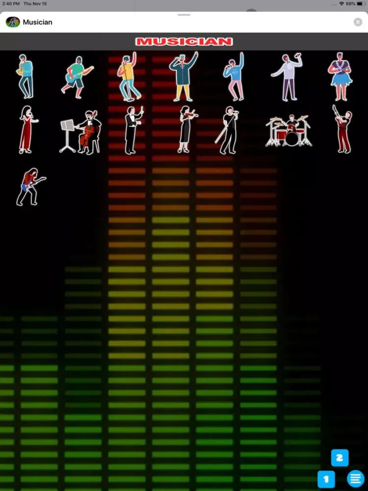 Musician Messenger iPad  স্ক্রিনশট