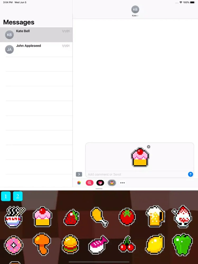 PixelArt Stickers Pack iPad  স্ক্রিনশট