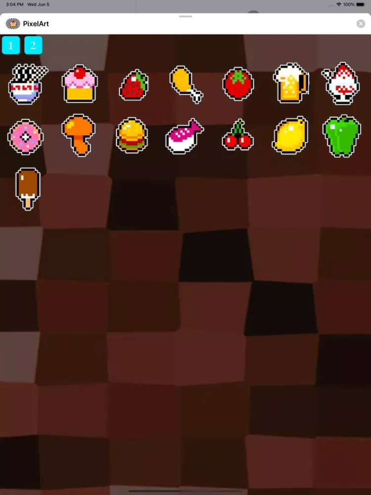 PixelArt Stickers Pack iPad  স্ক্রিনশট