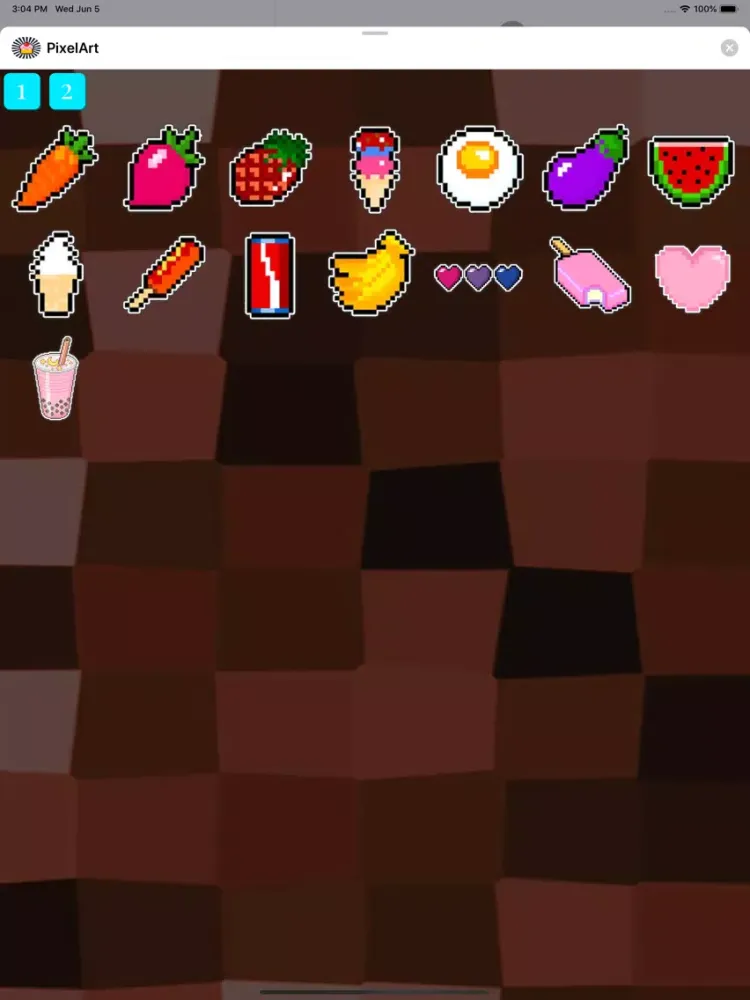 PixelArt Stickers Pack iPad  স্ক্রিনশট