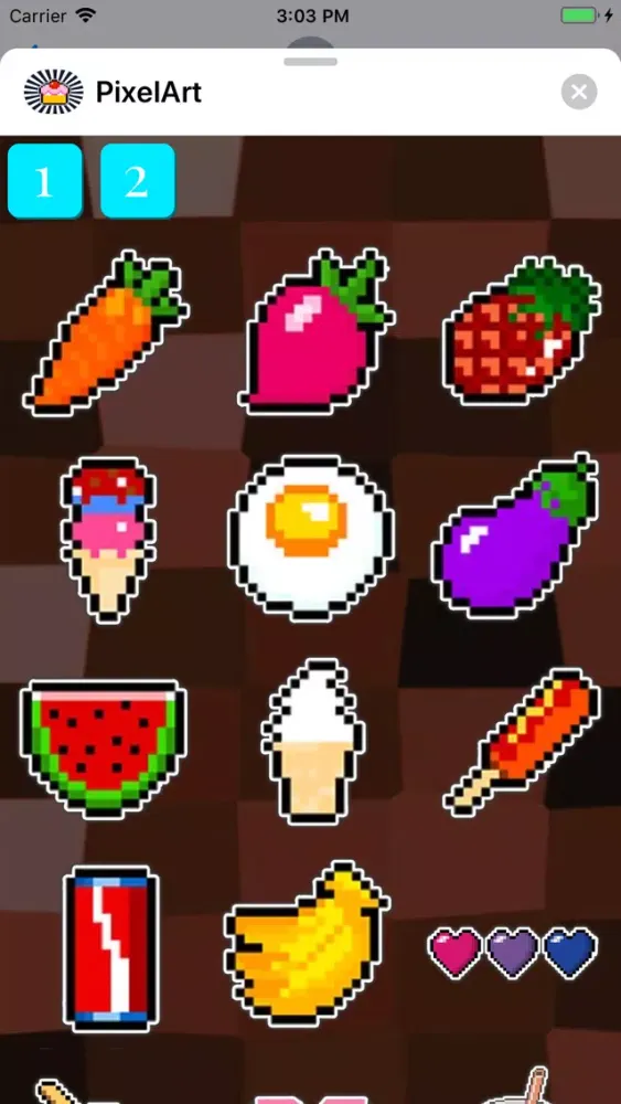 PixelArt Stickers Pack স্ক্রিনশট