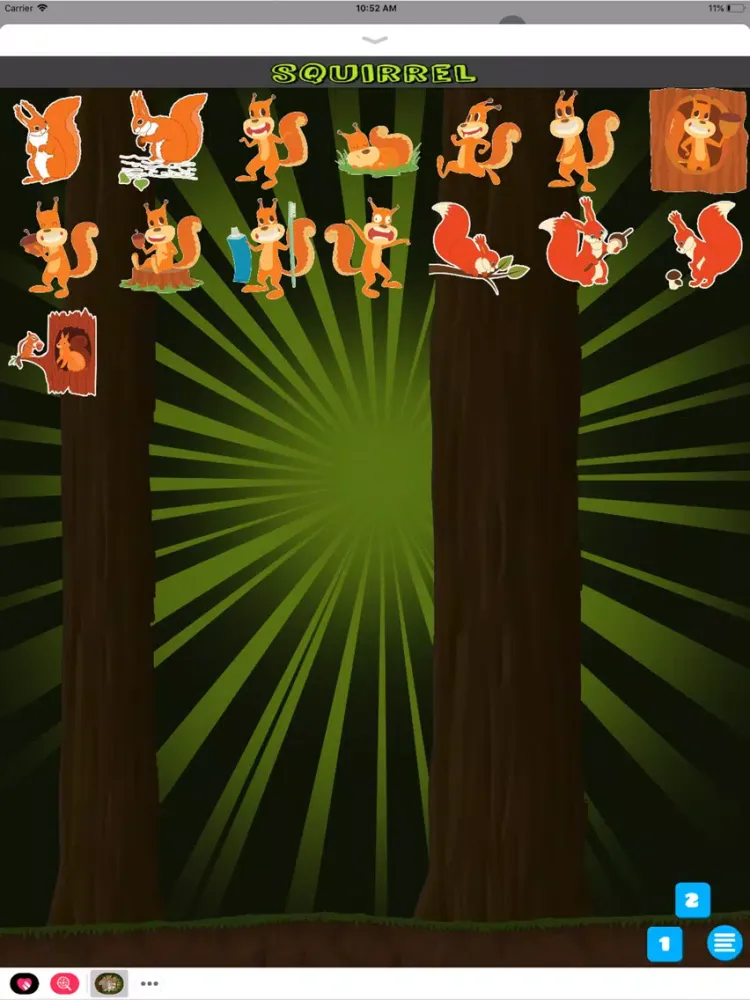 Capturas de tela do Squirrel Messenger iPad 
