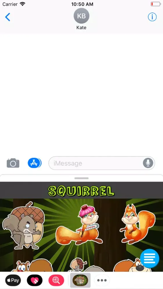 Capturas de tela do Squirrel Messenger