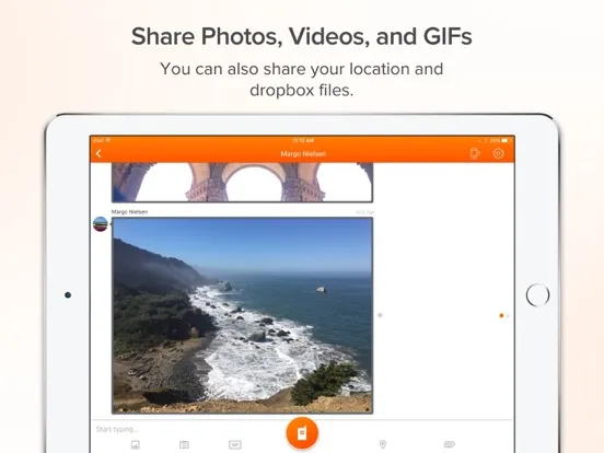 Capturas de tela do Voxer Walkie Talkie Messenger iPad 