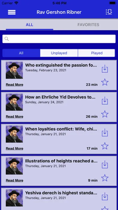 Rav Gershon Ribner Ekran Görüntüleri