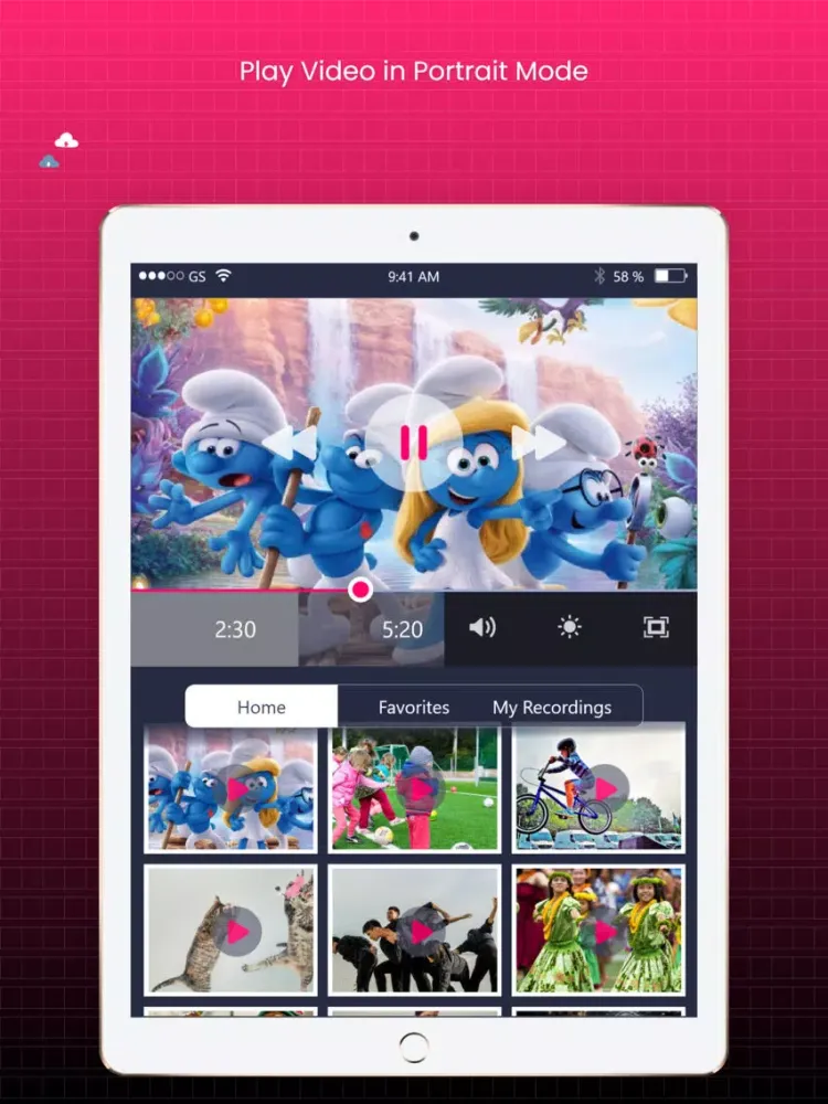 Video Player Ultimate iPad  Screenshots