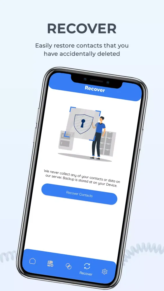 Recover deleted contacts App Screenshots