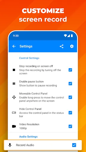 Скриншоты Screen Recorder: Facecam Audio