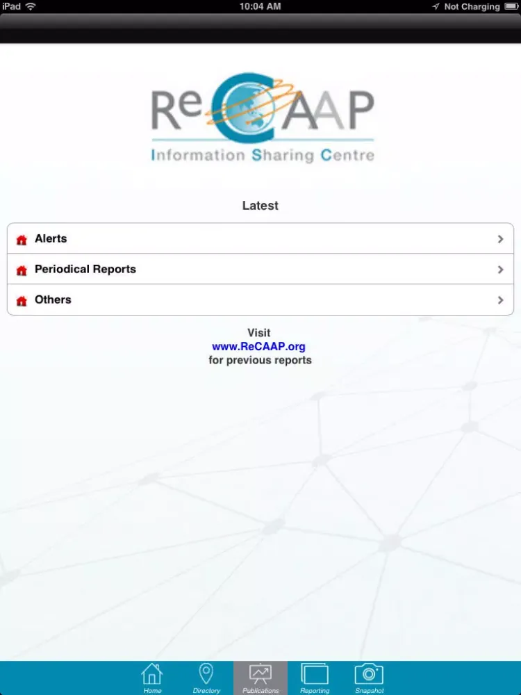 صور ReCAAP FOCAL POINTS iPad 
