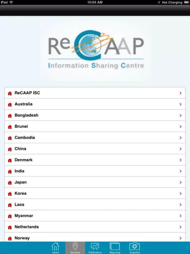 صور ReCAAP FOCAL POINTS iPad 