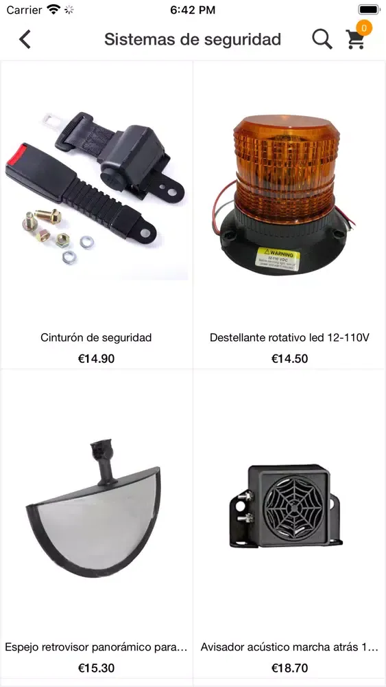 Capturas de pantalla de Recambios JV Elevacion