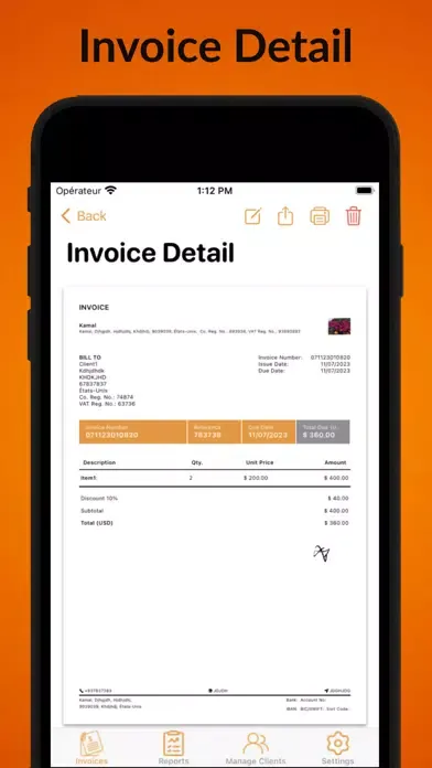 Invoice Receipt Maker应用截图