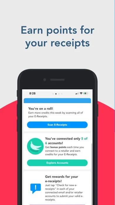 Captures d'écran de Receipt Pal: Rewards & Scanner