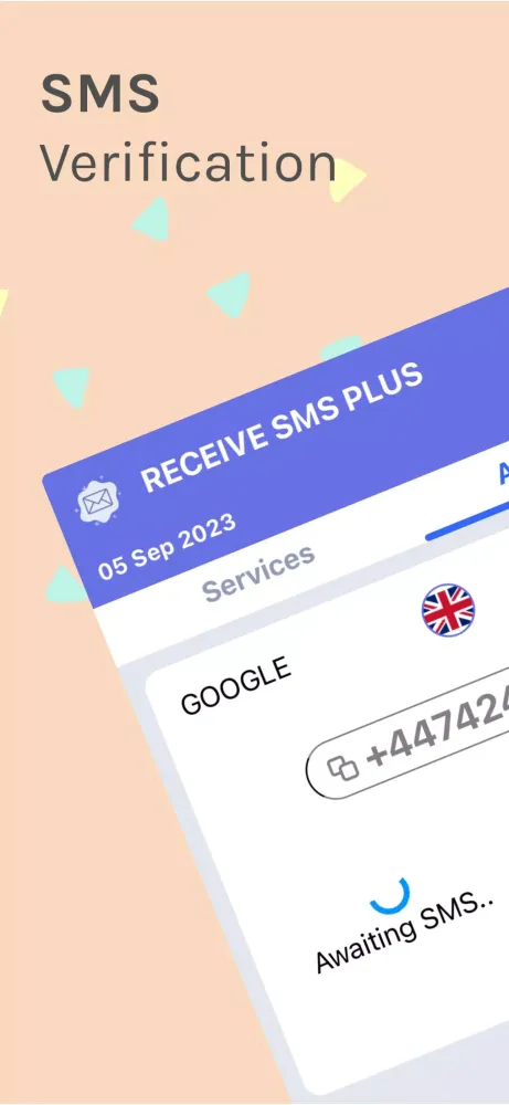 Receive SMS Plus应用截图