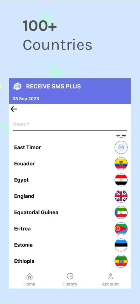 Receive SMS Plus应用截图